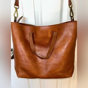 Madewell Satchel Bag, Camel/Tan Leather